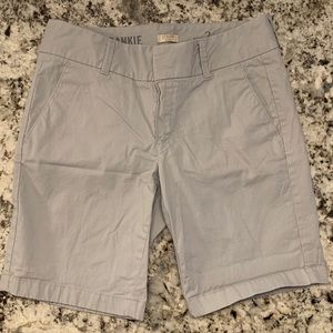 J. Crew Frankie Gray Shorts Size 2